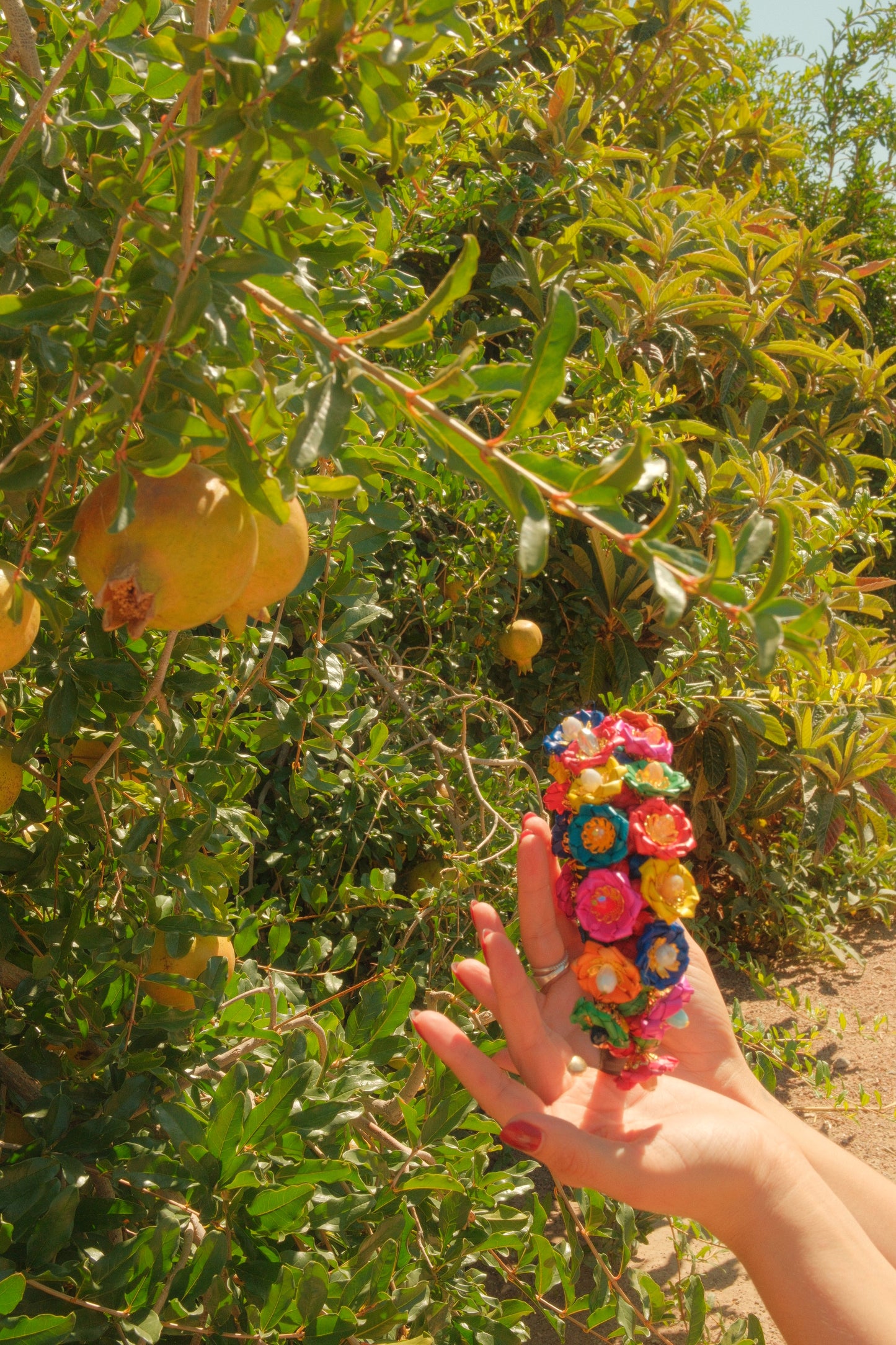 Rainbow Flower Headband