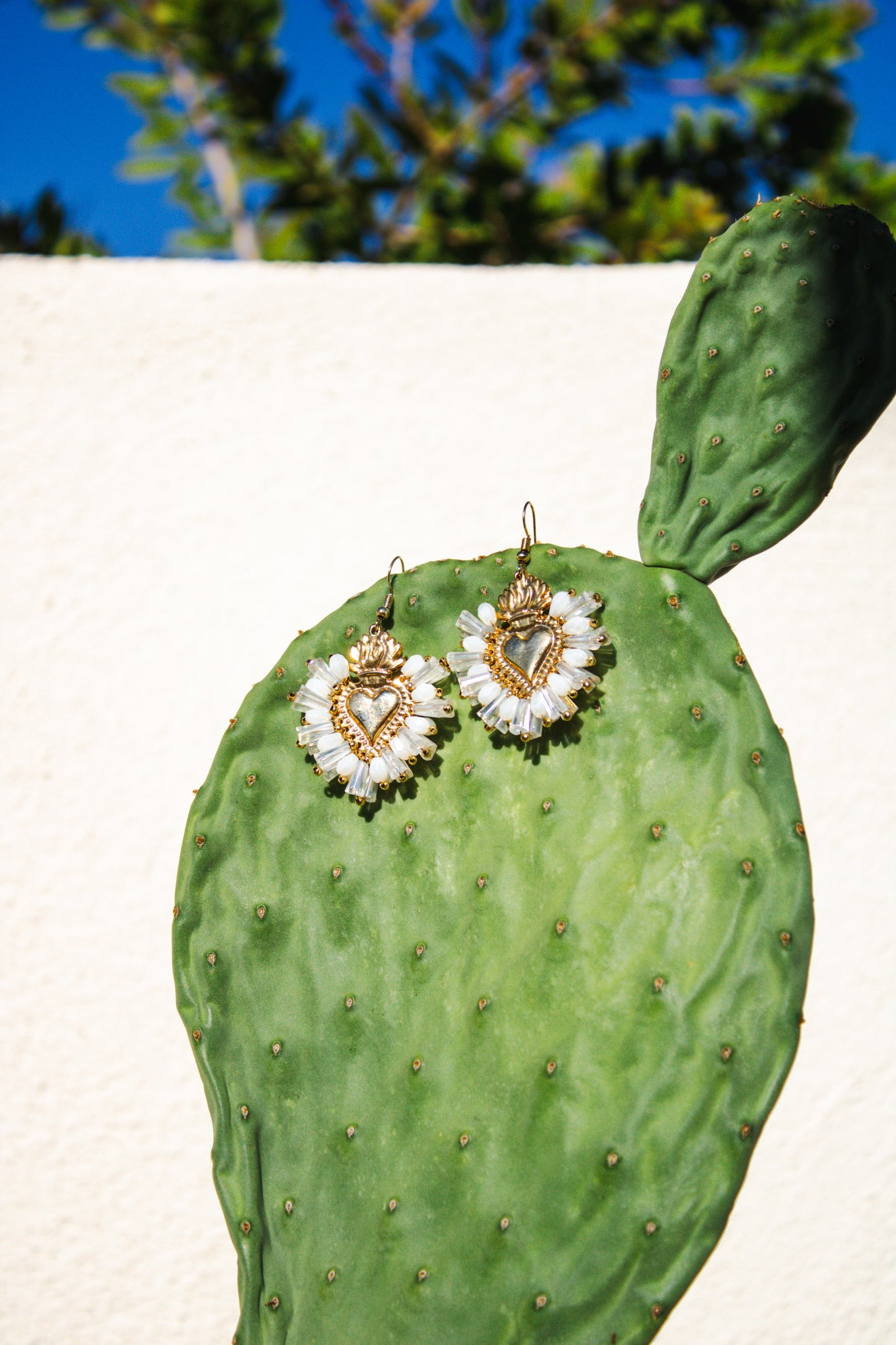 Corazon Blanco - Earrings