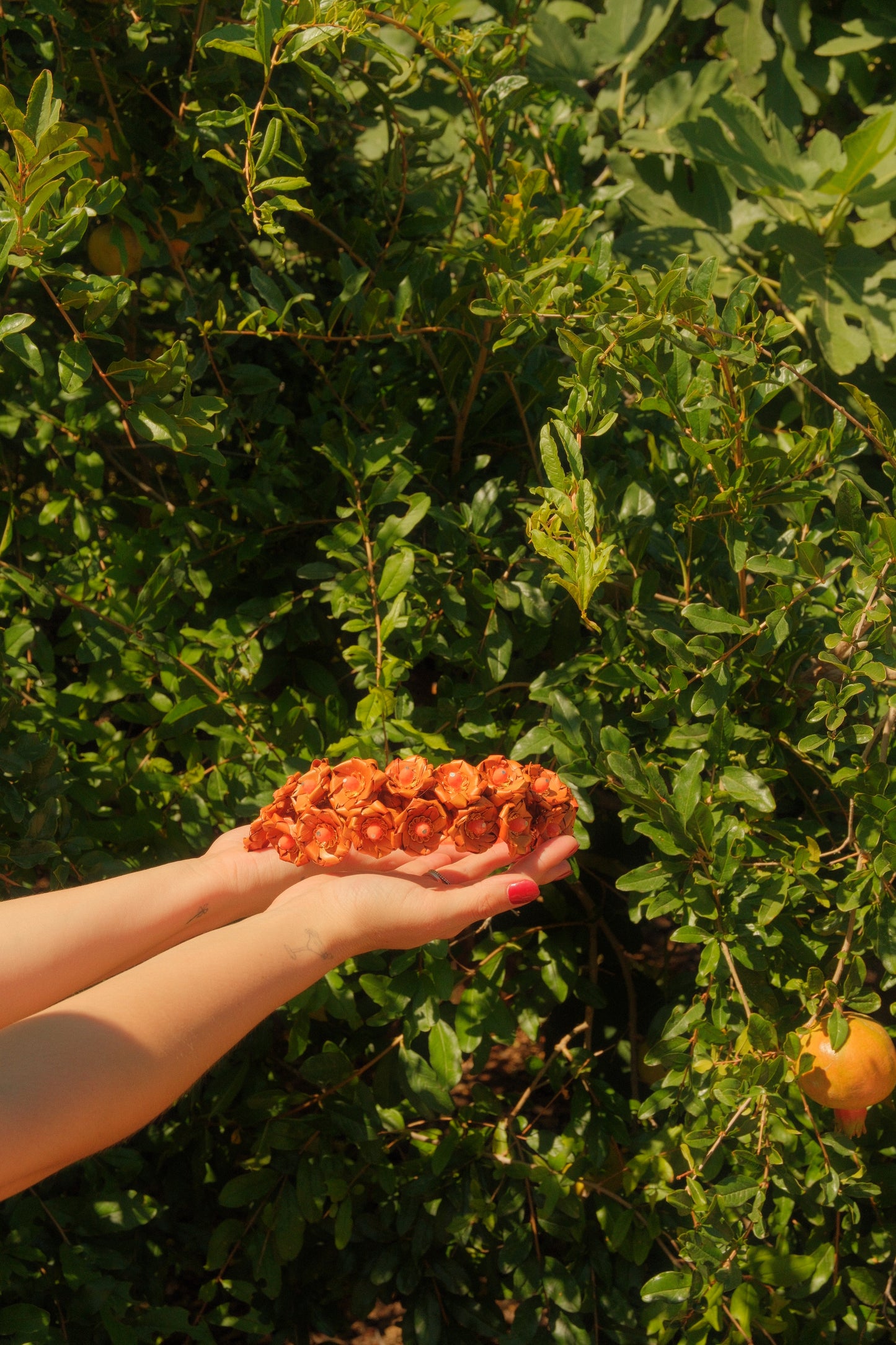 Orange Flower Headband