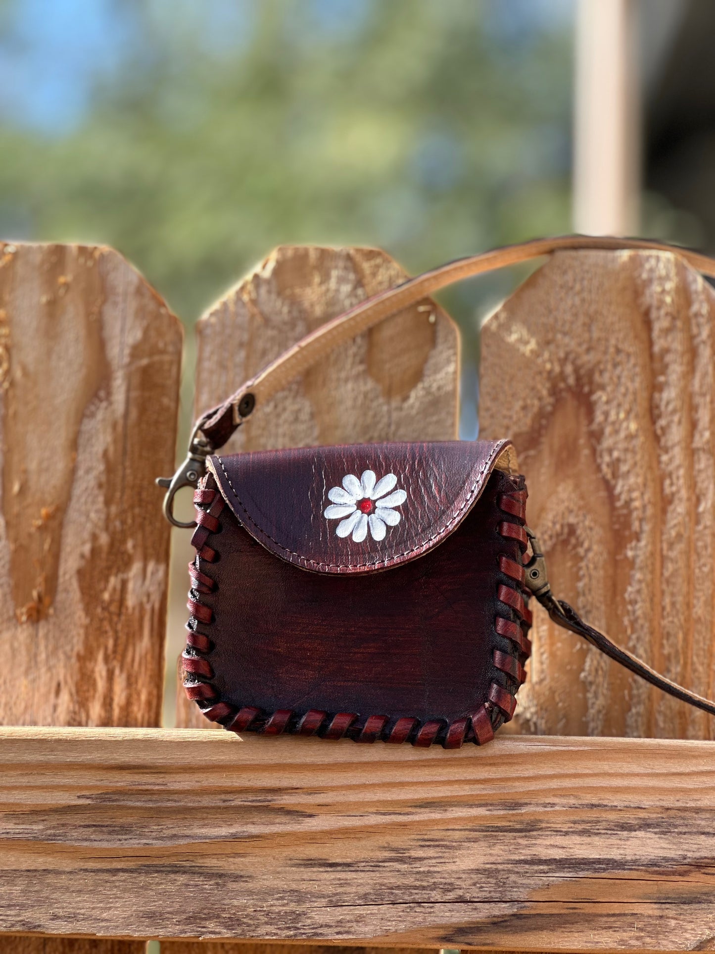 Tassels Mini Moneybag Leather Crossbody