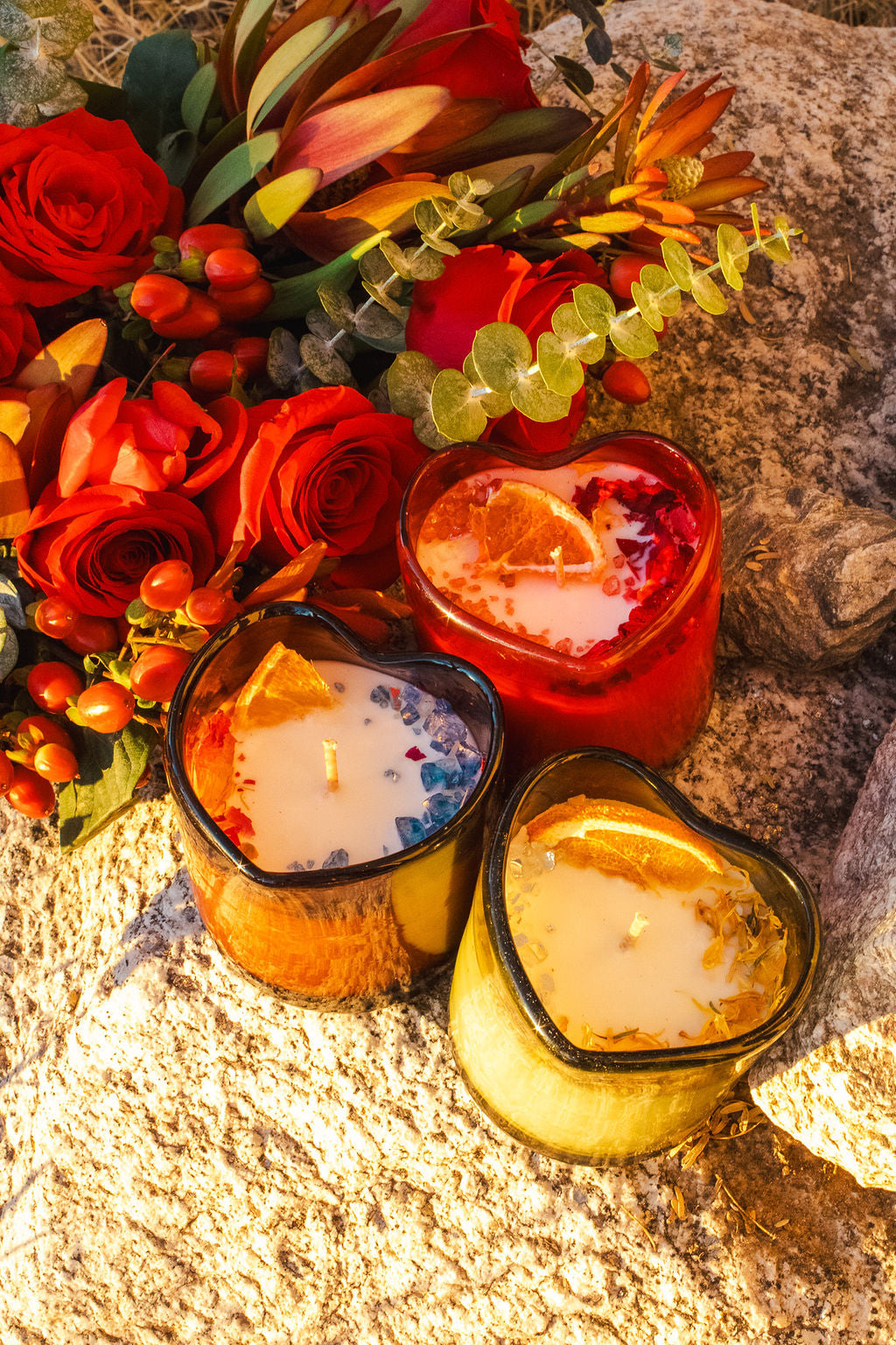 Sangria - Adela Heart Soy Candles