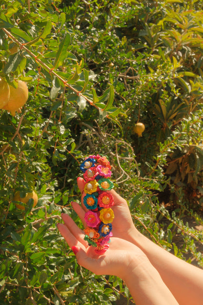 Rainbow Flower Headband