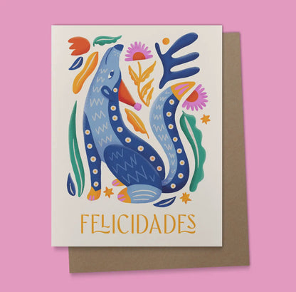 Felicidades Alebrije Spanish Greeting Card