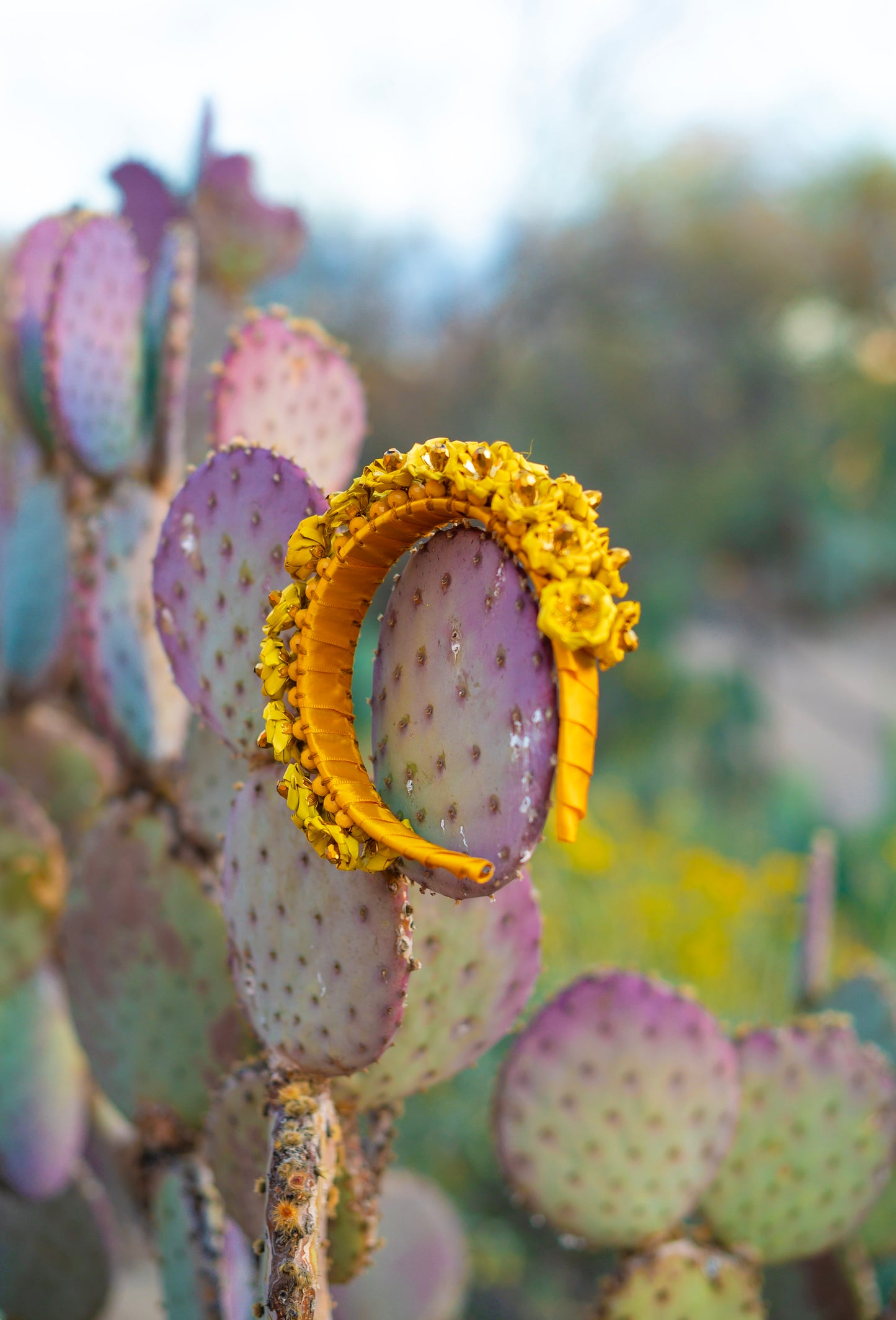 Yellow Flower Headband