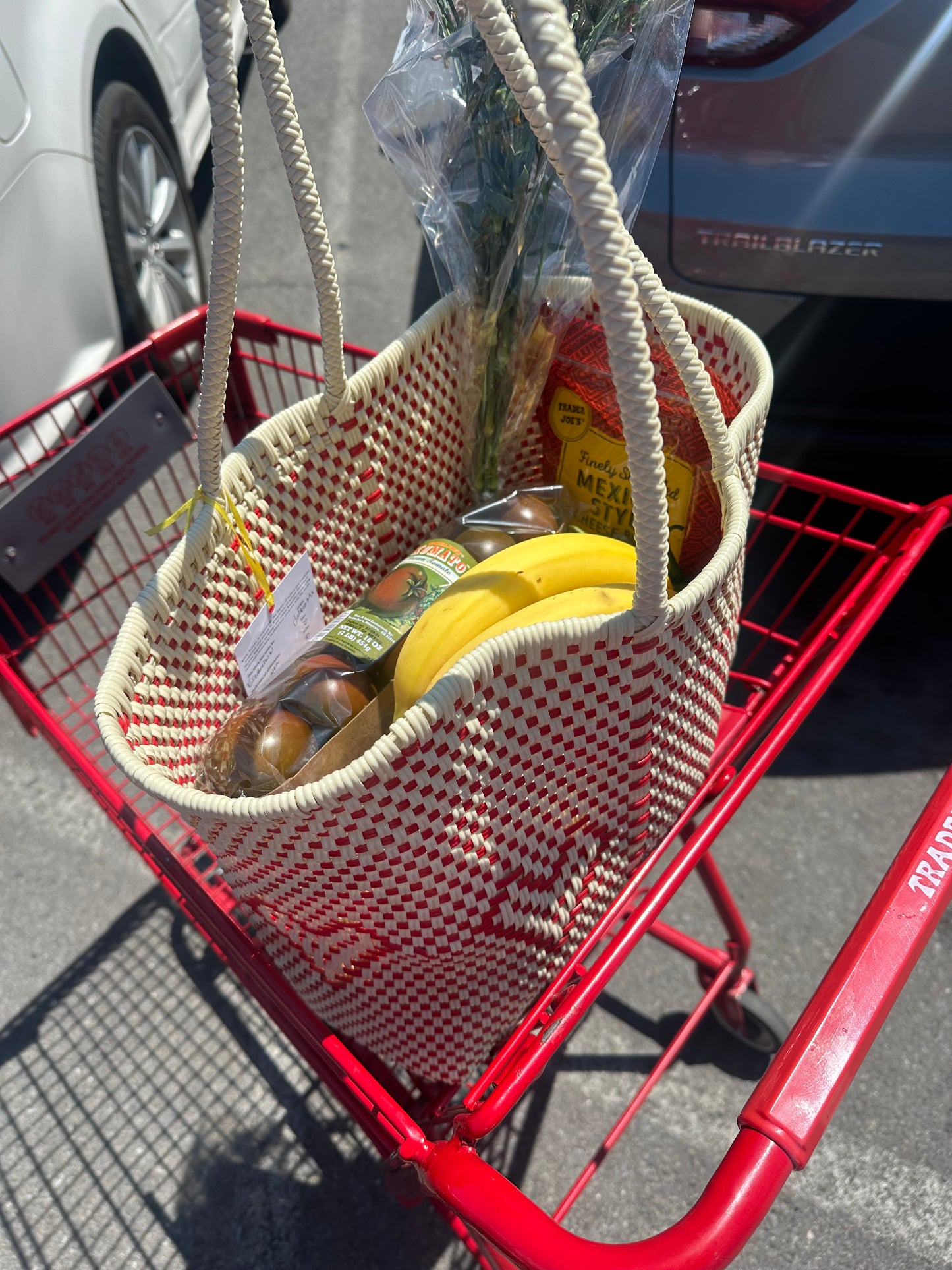 Corazon Rojo Woven Tote