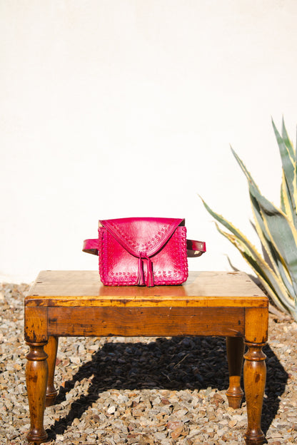 Rosa Tassels Leather Belt Bag MINI