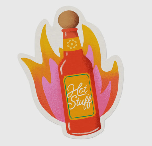 Hot Stuff Vinyl Sticker