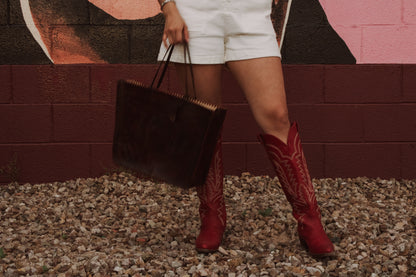 Adela Handbag | Leather tote