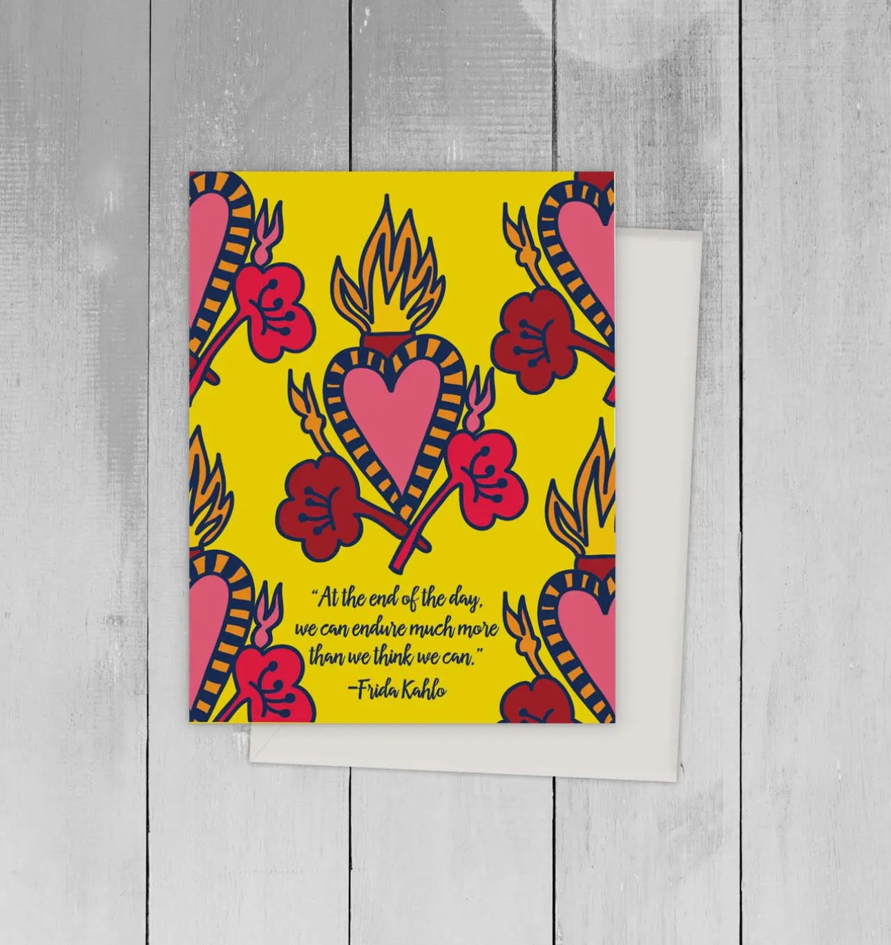 Frida Endure Greeting Card