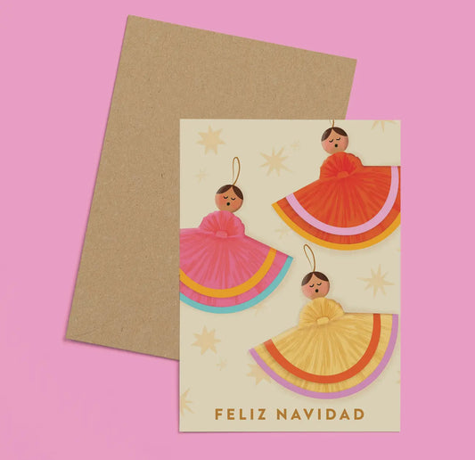 Feliz Navidad Spanish Greeting Card