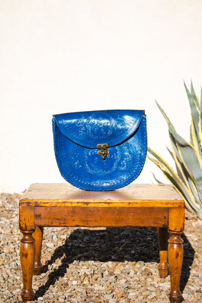 Azul Media Luna Leather Crossbody