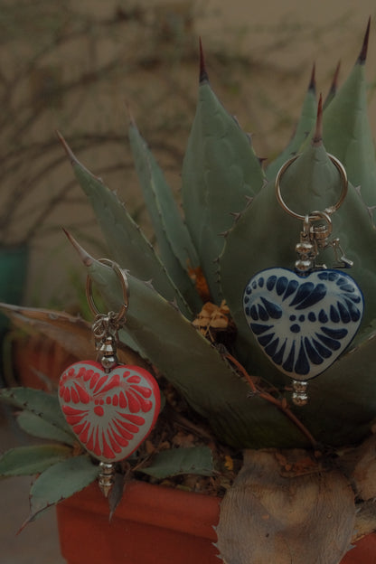 Heart Talavera Keychain