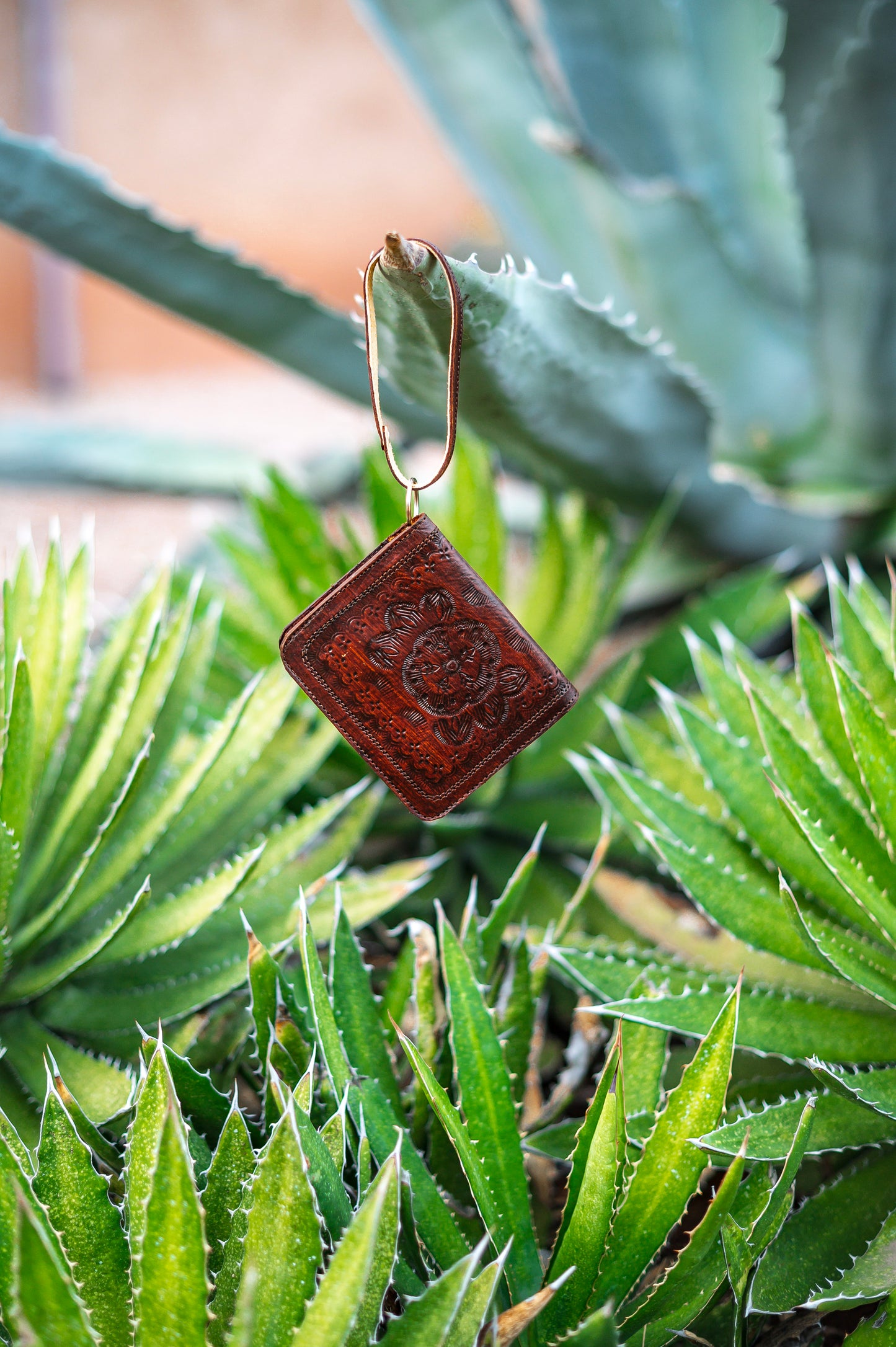 Small Leather Wristlet
