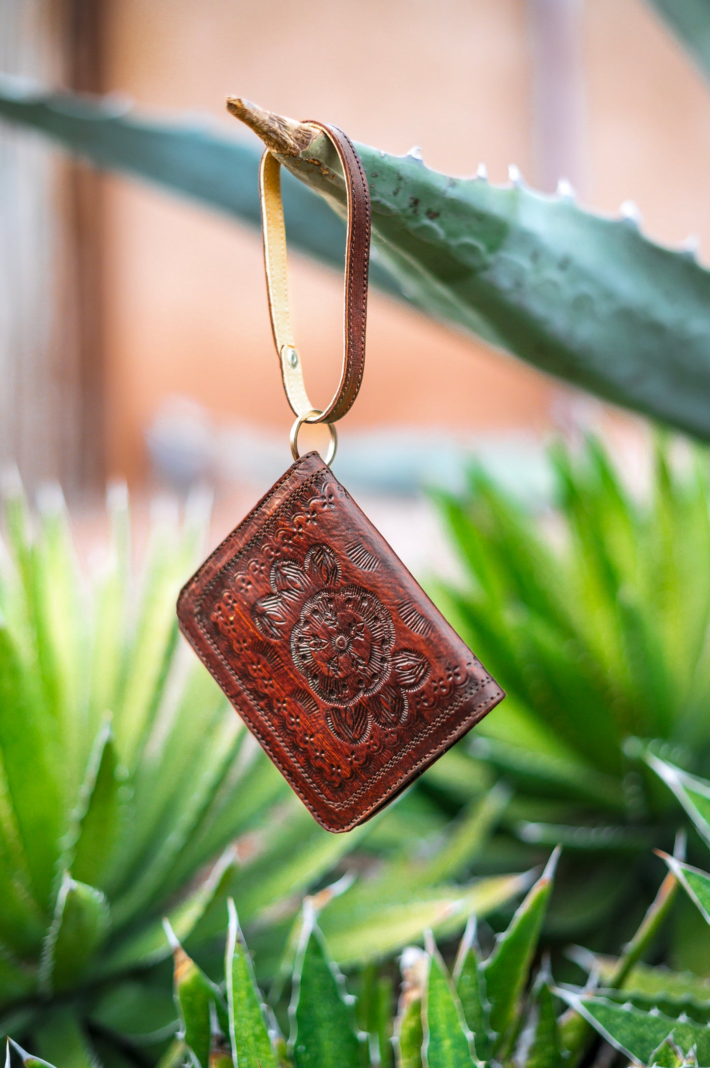 Small Leather Wristlet