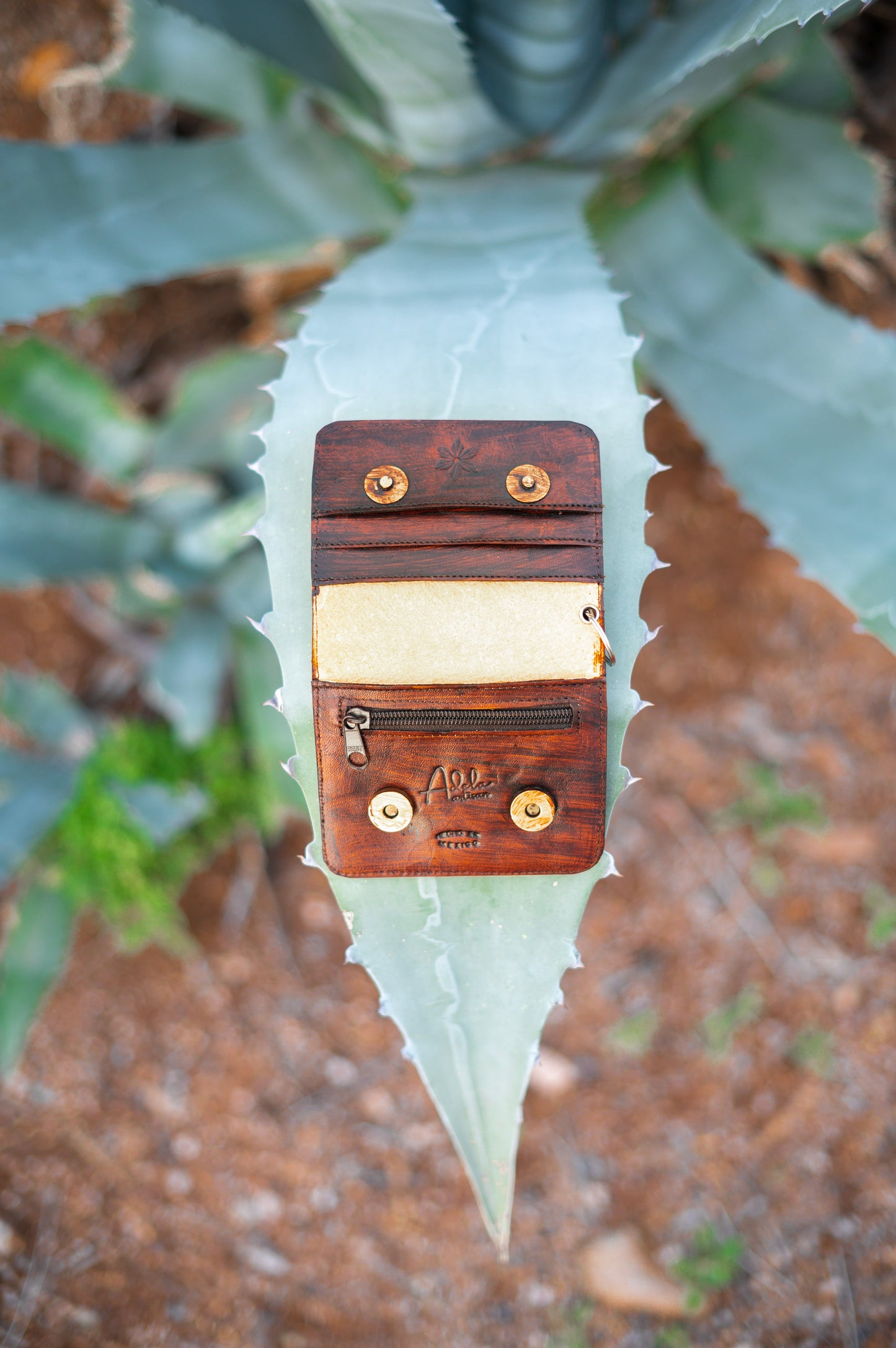 Small Leather Wristlet