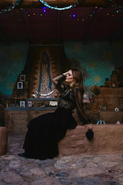 Heart Tooled Mini Moneybag Leather Crossbody