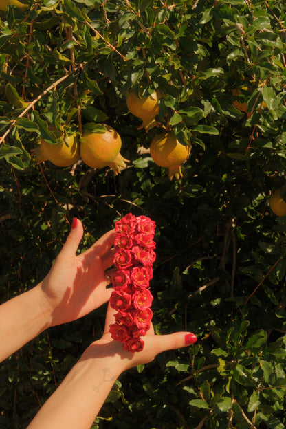 Red Flower Headband