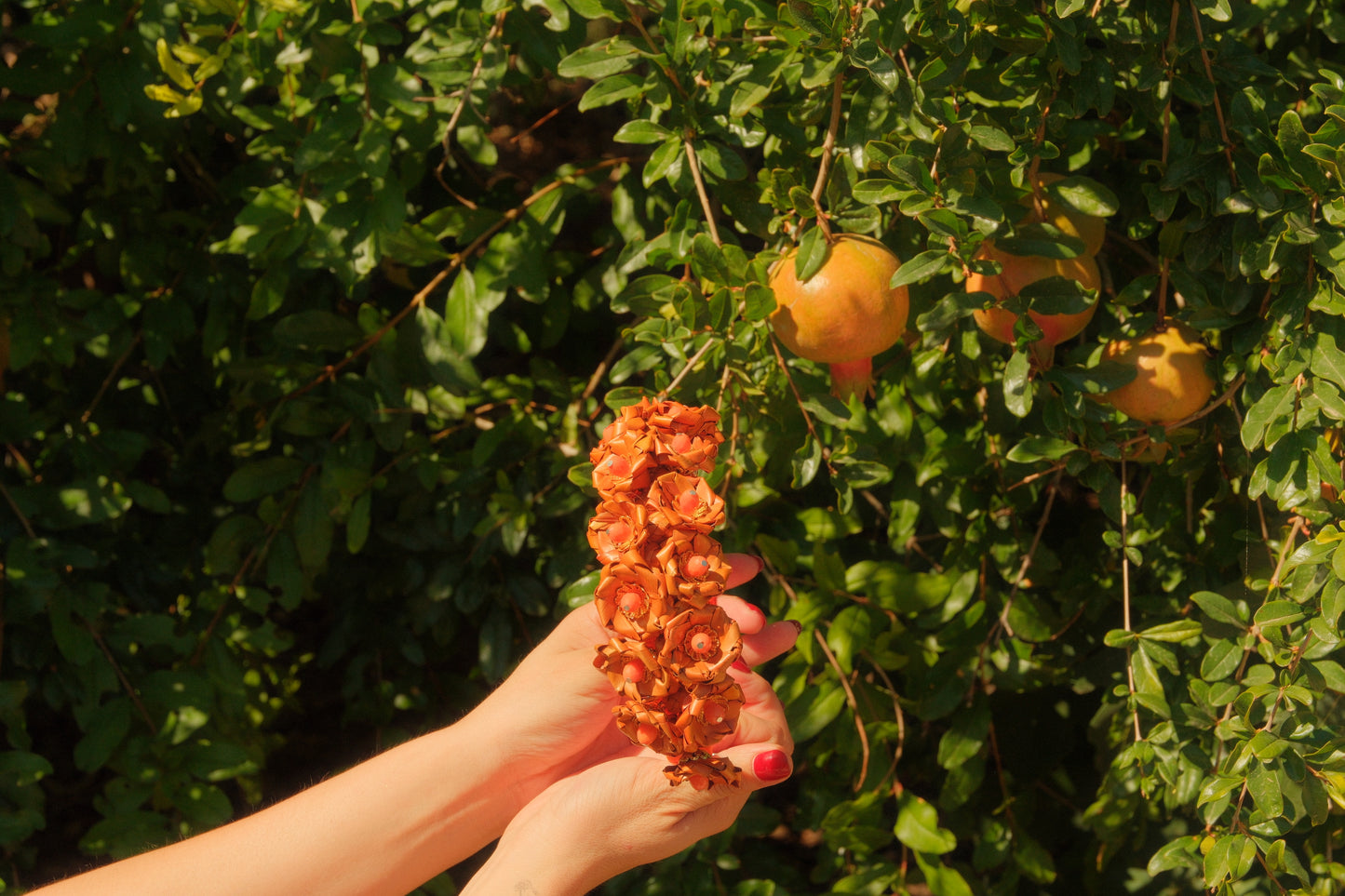 Orange Flower Headband