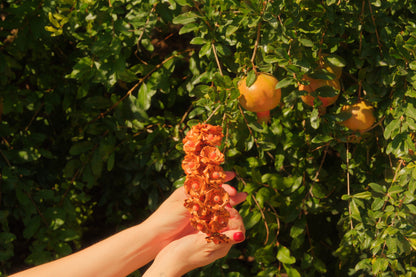 Orange Flower Headband