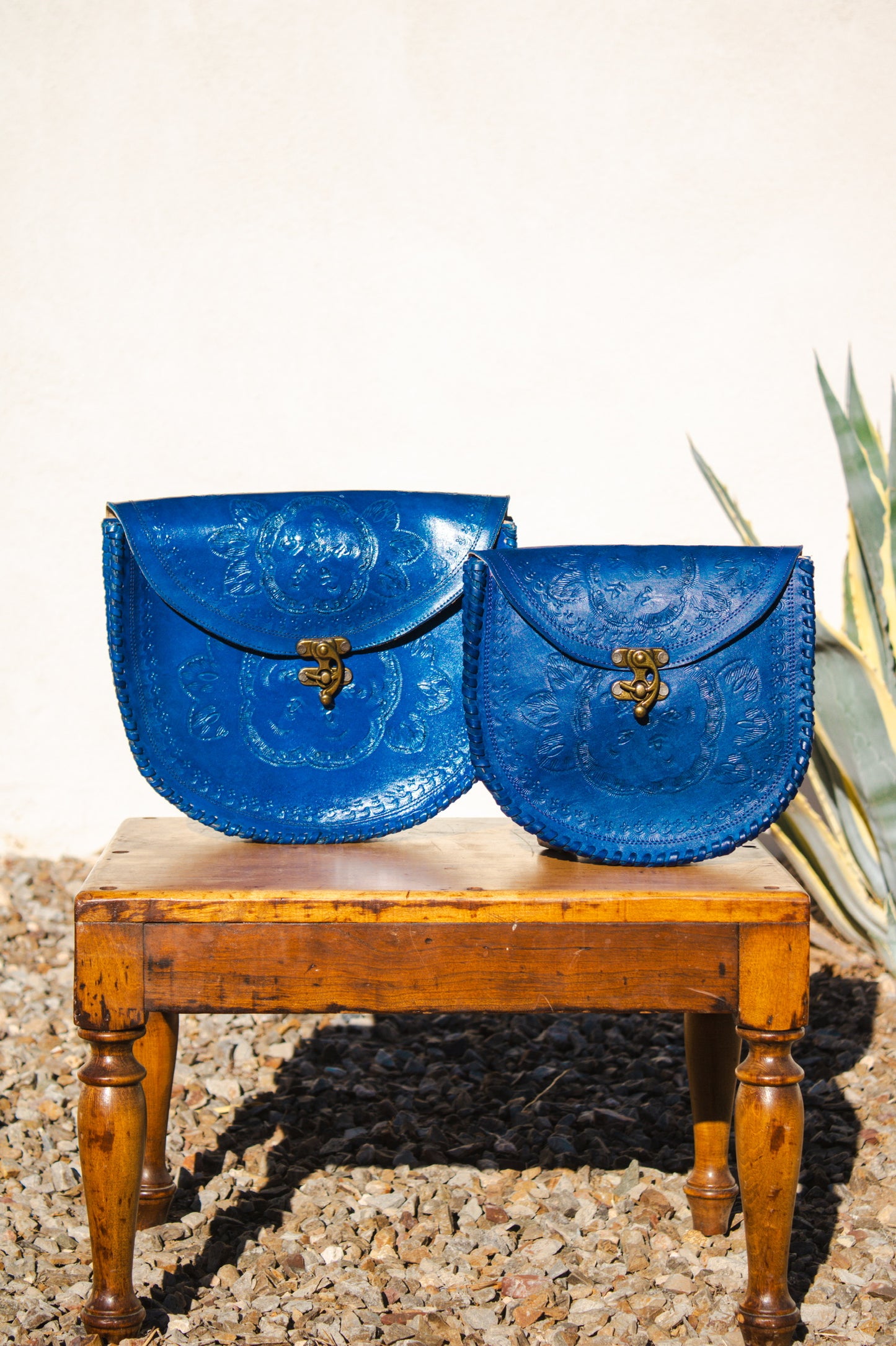 Azul Media Luna Leather Crossbody