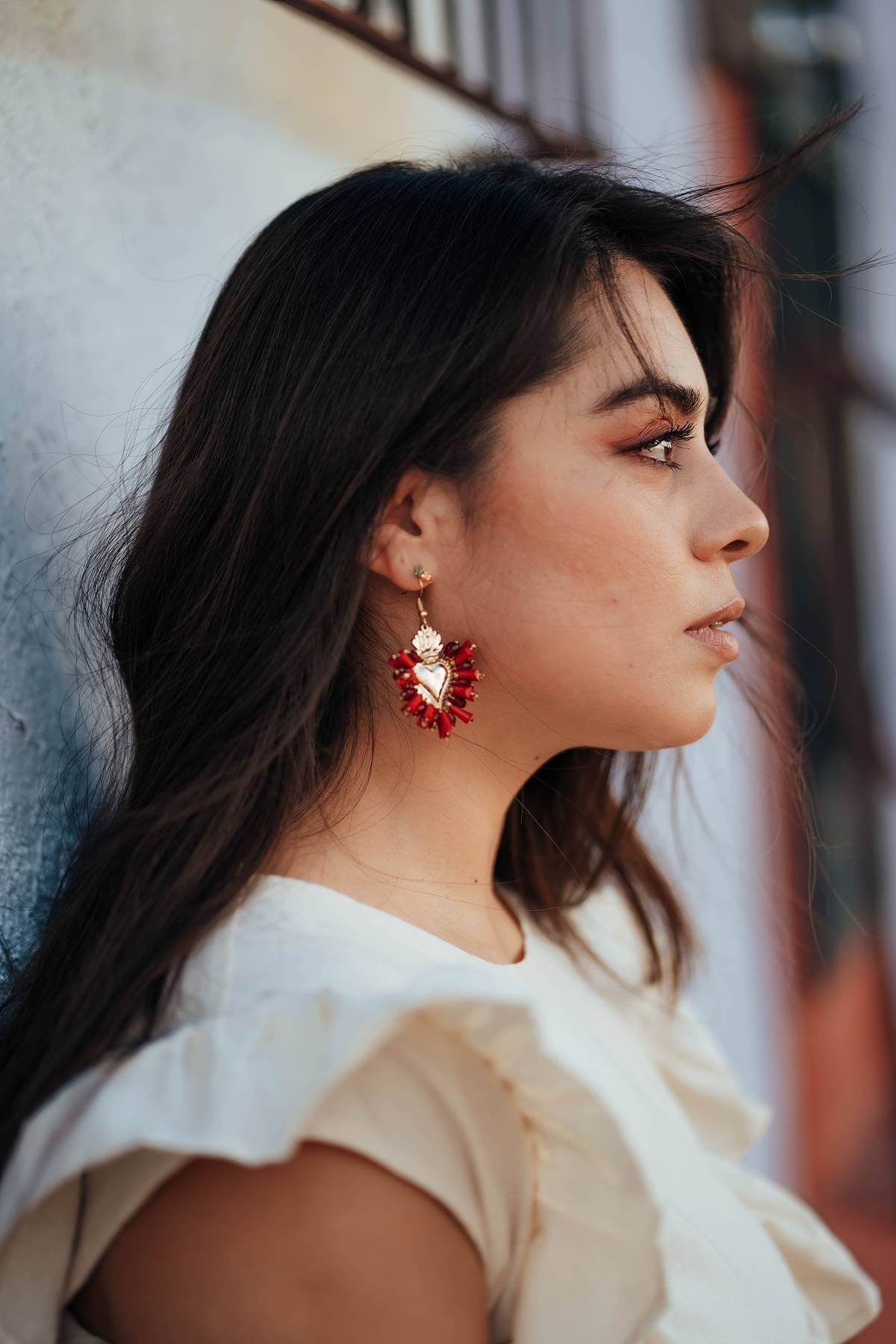 Corazon Rojo - Earrings