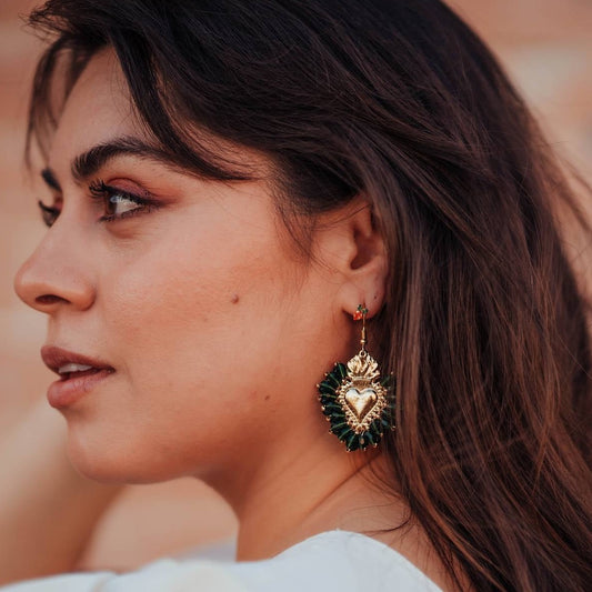 Corazon Esmeralda - Earrings