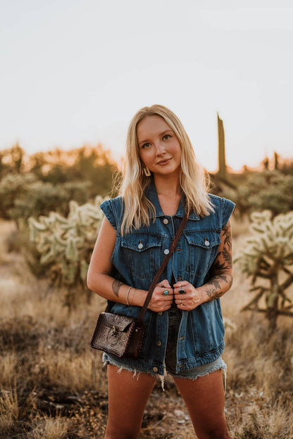 Adela Envelope tooled Crossbody