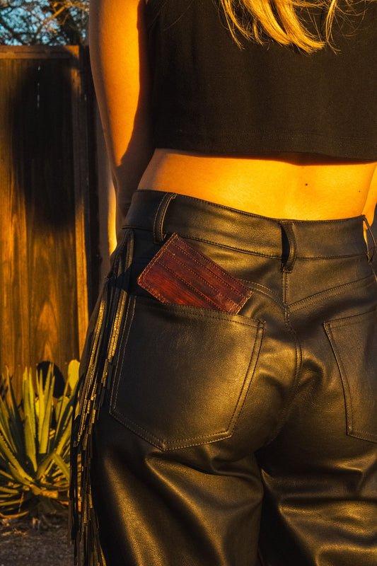 Brown Leather Card Holder
