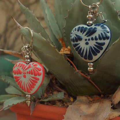 Heart Talavera Keychain