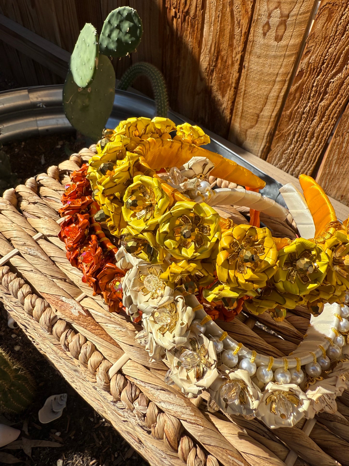 Yellow Flower Headband
