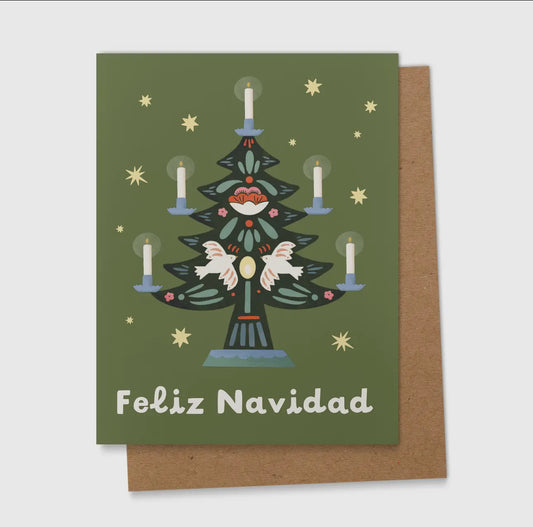 Feliz Navidad Spanish Greeting Card