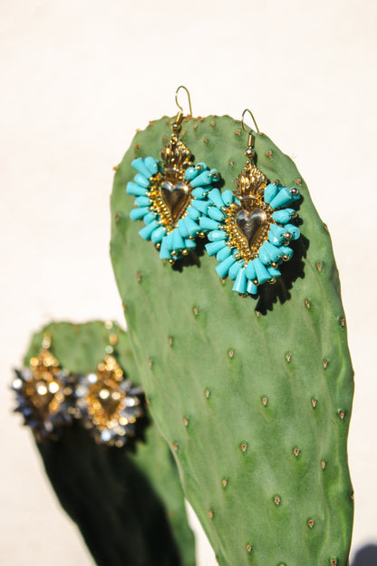 Corazon Plateado - Earrings