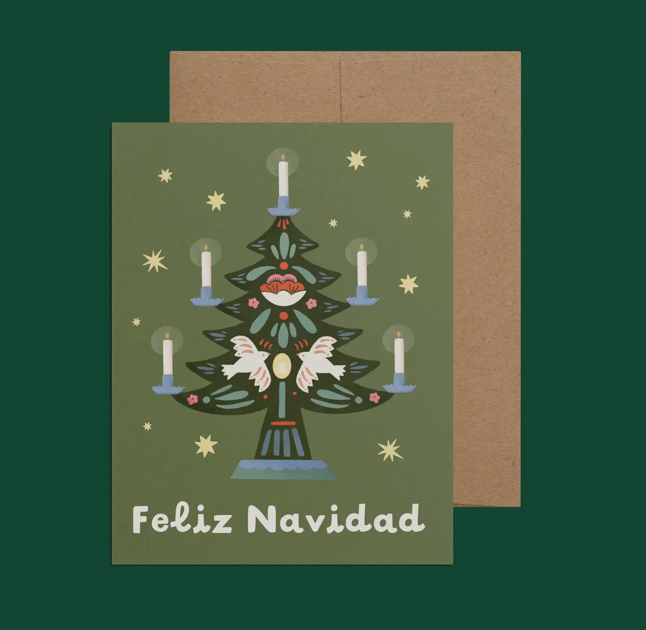 Feliz Navidad Spanish Greeting Card