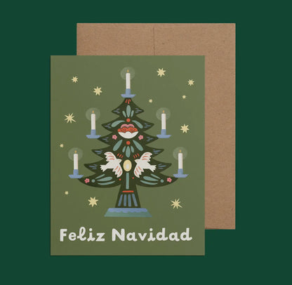 Feliz Navidad Spanish Greeting Card