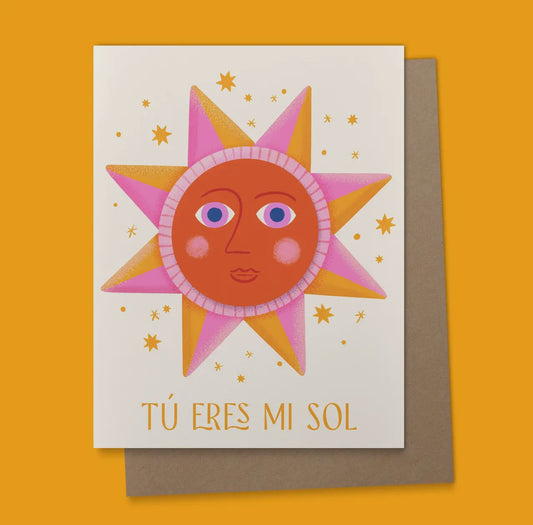 Mi Sol Spanish Greetings Card