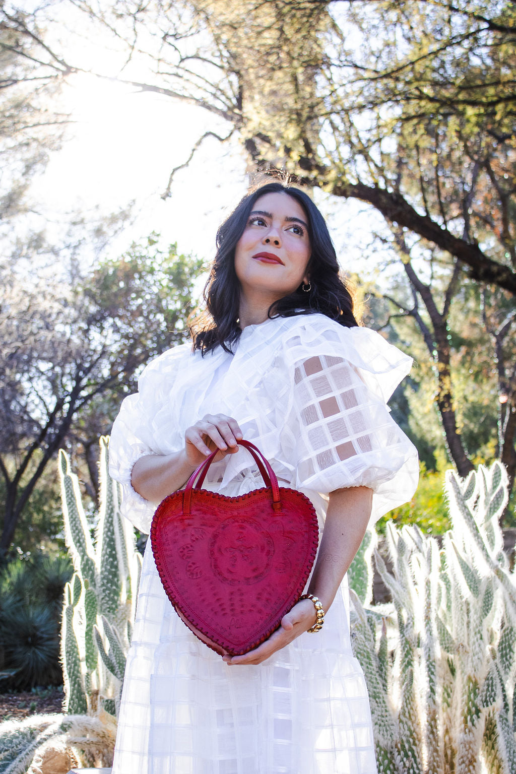 Red Heart Leather Purse Grande - Large Adela Artisan Made LLC Red Heart Leather Purse Grande - Large Adela Artisan Made LLC