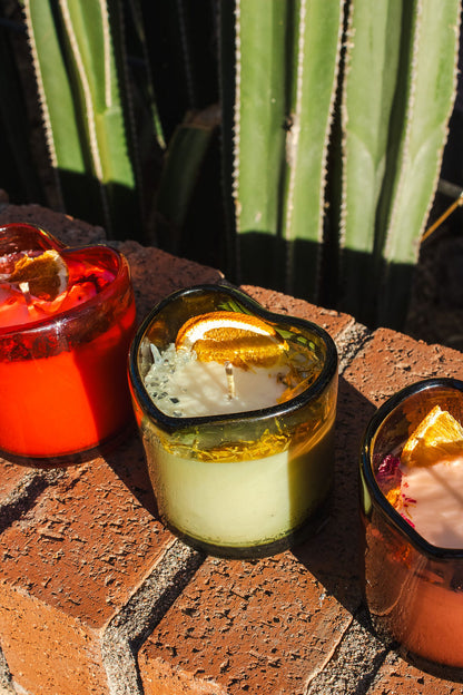 Adela Heart Soy Candles