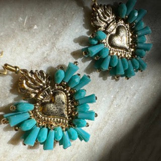 Corazon Turquesa - Earrings