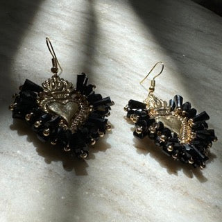 Corazon Negro - Earrings