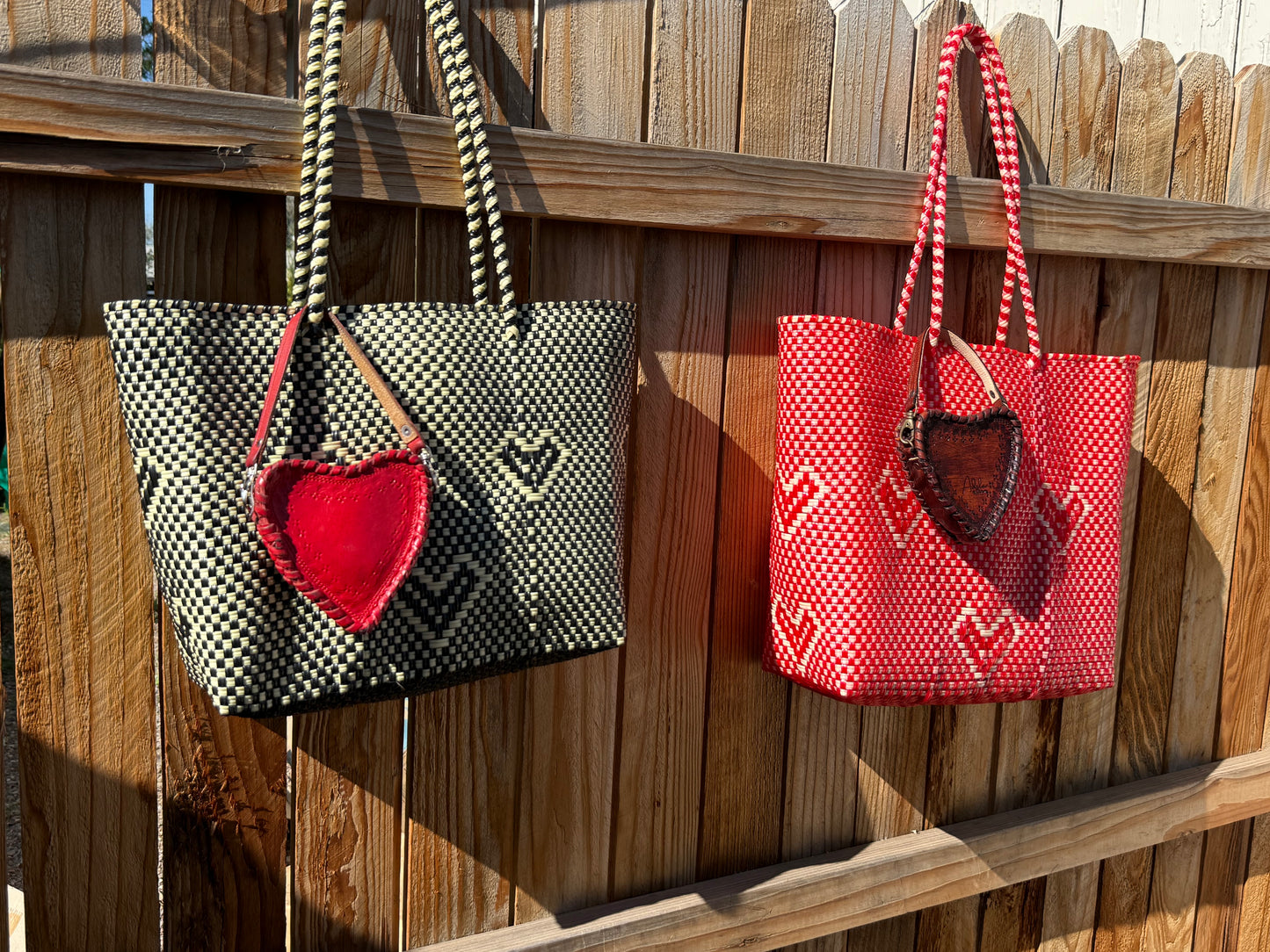 Red Heart -Mini Moneybag Leather Crossbody